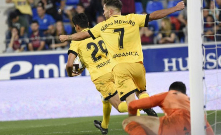 El Lugo frena al Huesca en El Alcoraz (1-1)