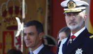 Insultos y pitos a Pedro Sánchez en el desfile del Día Nacional