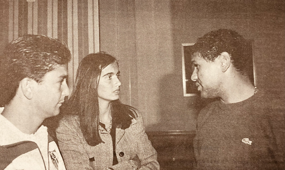 Bebeto, Denisse y Donato 1997