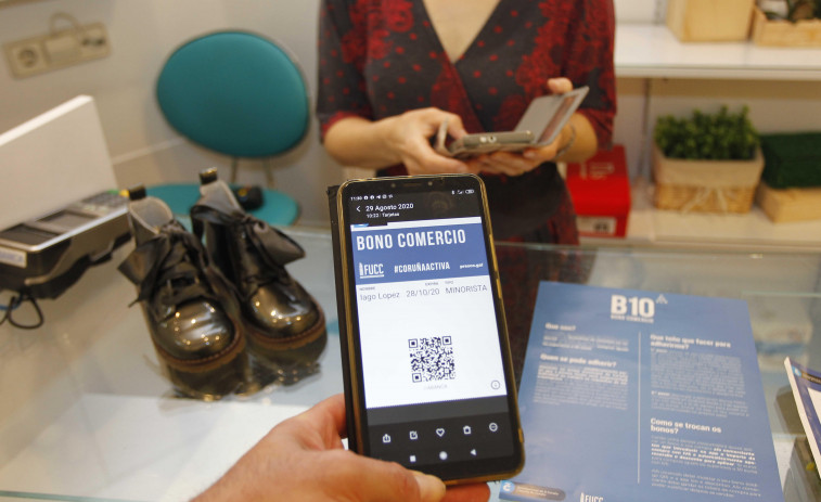 La Xunta agota en tres días los bonos comercio y llega a 166.000 personas