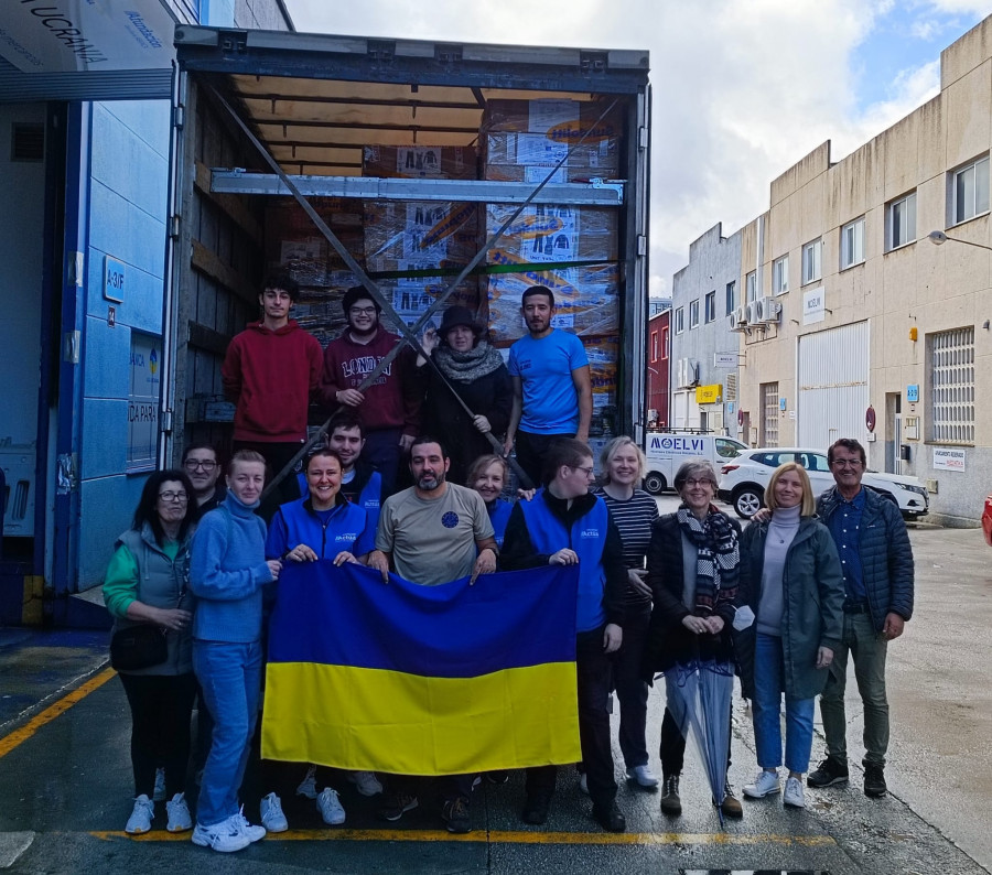 AGA-Ucraína convoca en A Coruña una recogida de alimentos y productos de higiene para enviar a Ucrania