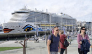 Un crucero con tobogán de caída libre y pista de carreras visita A Coruña en octubre