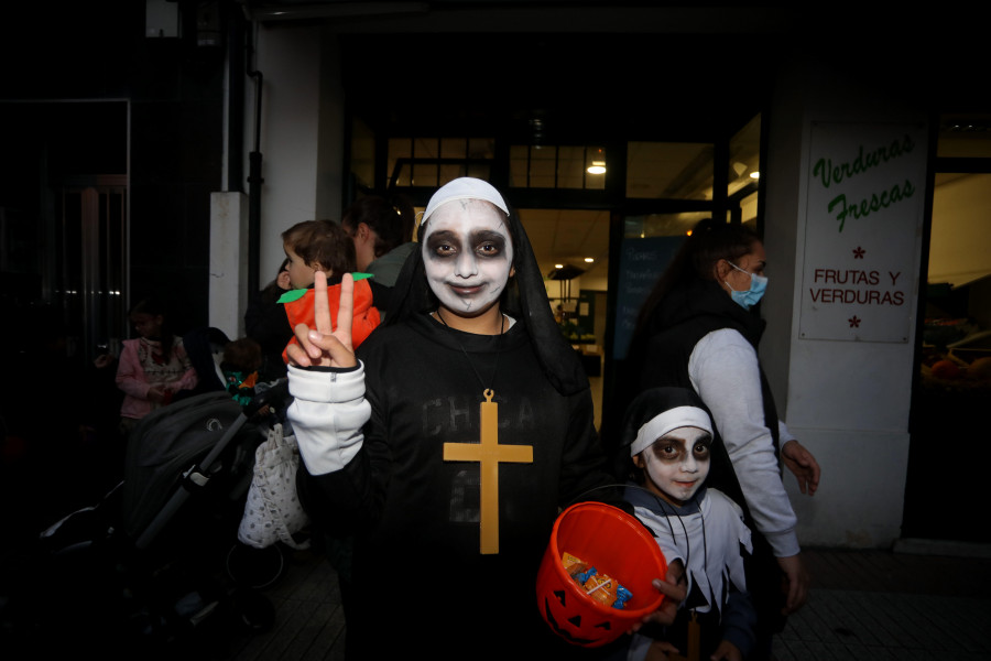 Las calles de A Coruña reflejaron el ambiente único de la celebración más terrorífica del año