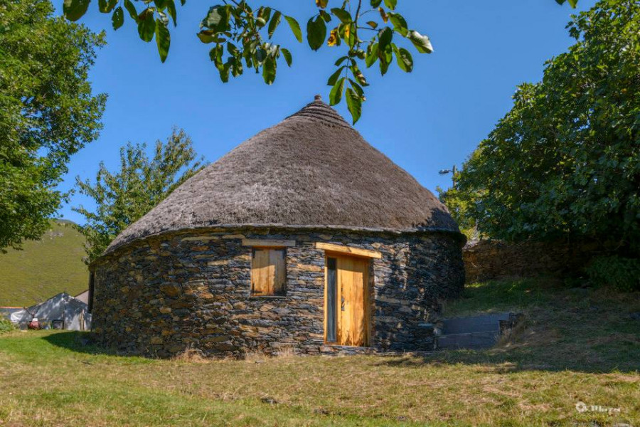 Una casa rural en una palloza