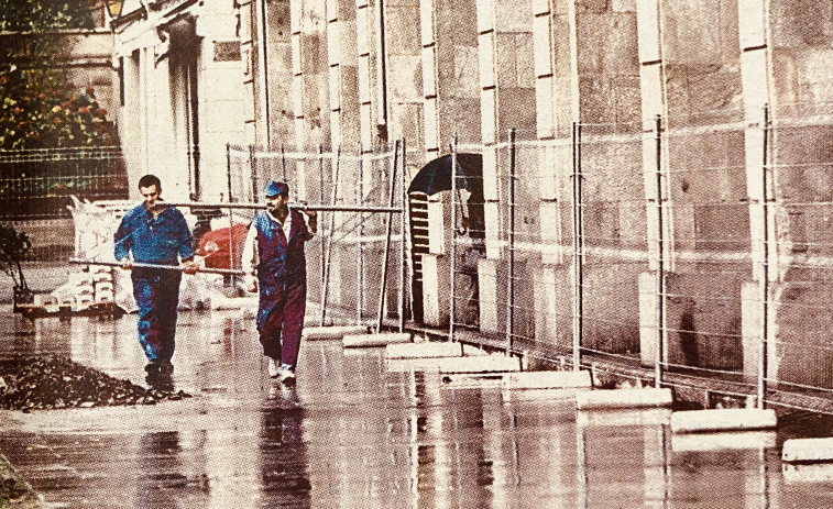 Hace 25 años: Obras en María Pita y Silva, 