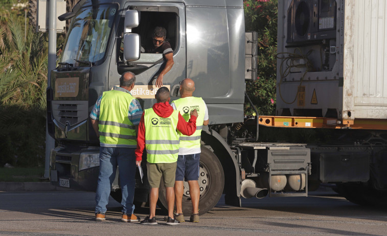 Los transportistas esperan una afectación “mínima” en Galicia de la huelga