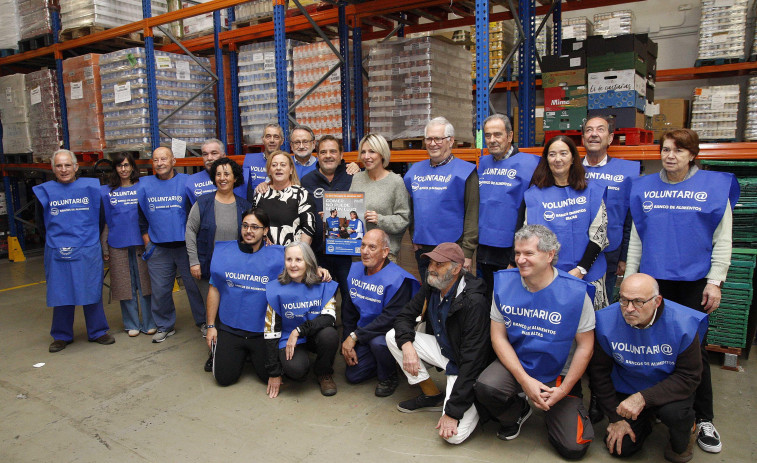 Susana Seivane amadrina la Gran Recogida del Banco de Alimentos con más necesidad de voluntarios