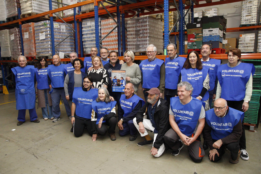 Susana Seivane amadrina la Gran Recogida del Banco de Alimentos con más necesidad de voluntarios