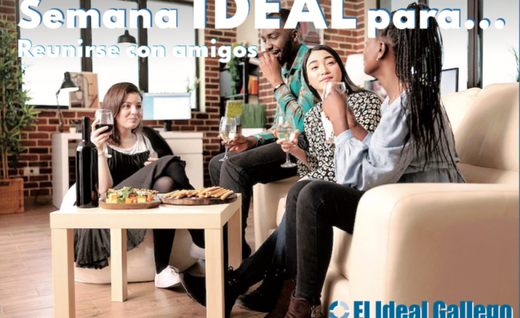 Te regalamos una bandeja de aperitivos con el periódico en papel