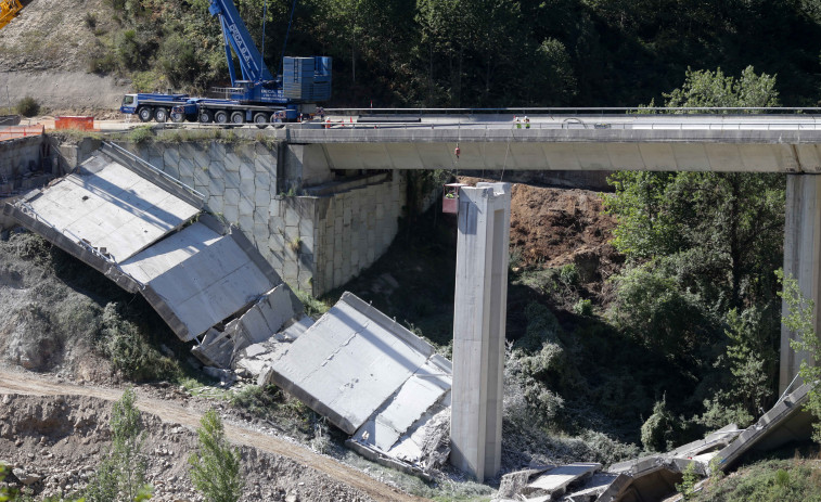 El deterioro del hormigón y los trabajos de reparación desataron el colapso del viaducto de la A-6 en Pedrafita