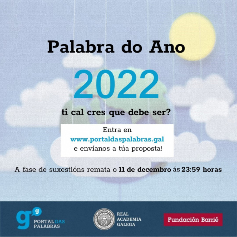 A Real Academia Galega xa busca a 'Palabra do Ano 2022'
