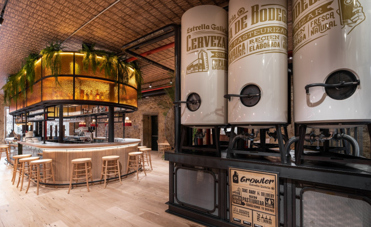 Inaugurada en Santiago la Fábrica de Cacao, la primera “cervecería circular” de Estrella Galicia