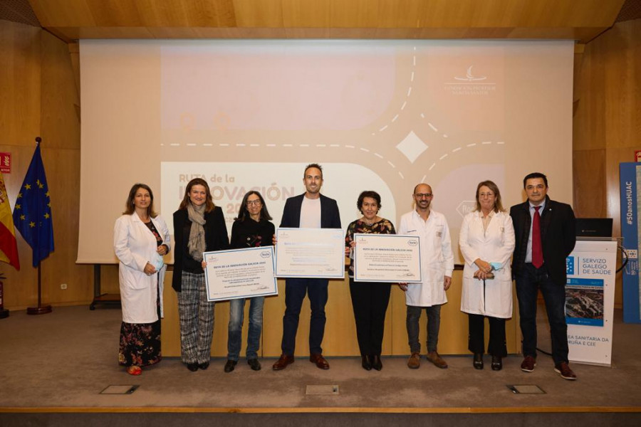 El Servicio de Farmacia del Hospital de A Coruña recibe el Premio Ruta de Innovación de Galicia