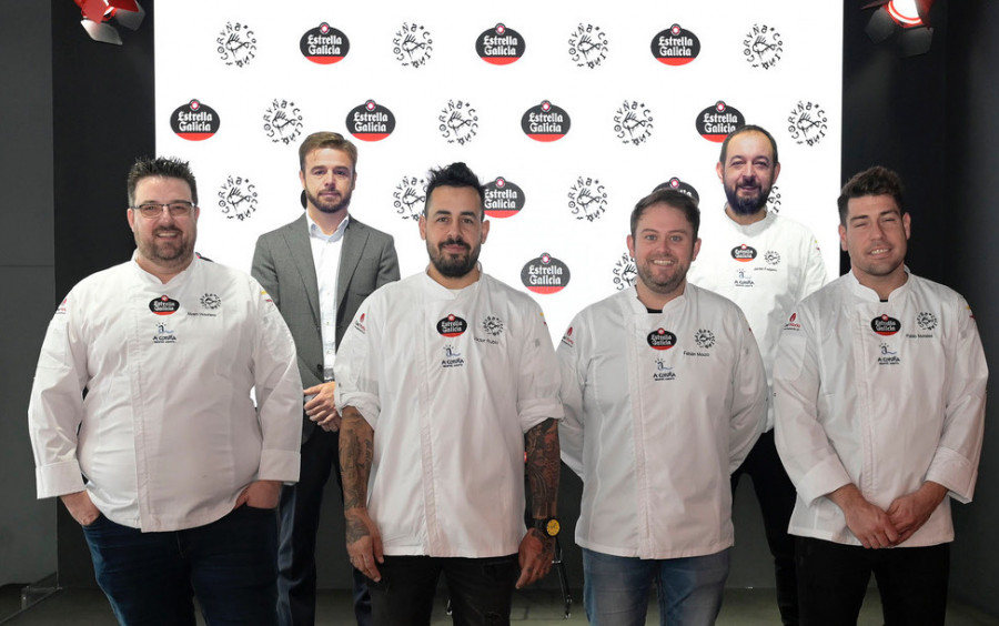 El fichaje de cuatro nuevos chefs en Coruña Cociña se celebra en MEGA