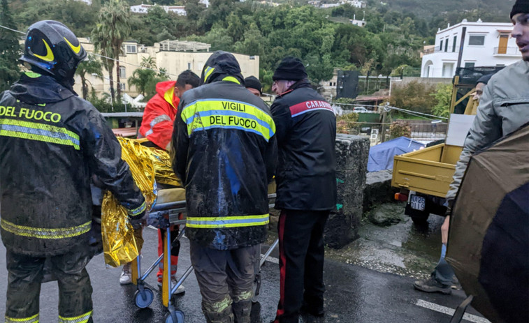 Al menos ocho muertos en un corrimiento de tierra en la isla italiana de Ischia