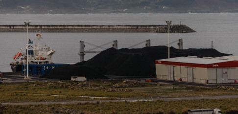 Conato de incendio sin consecuencias en el Puerto Exterior de A Coruña