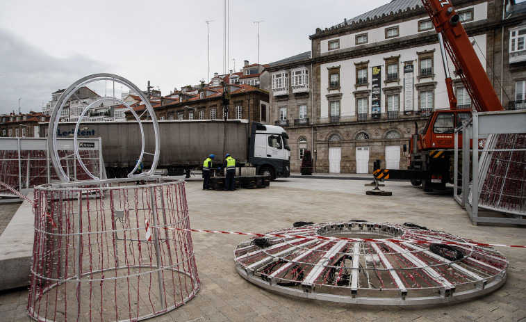 A Coruña encenderá sus luces de Navidad el sábado a las 18.00 horas