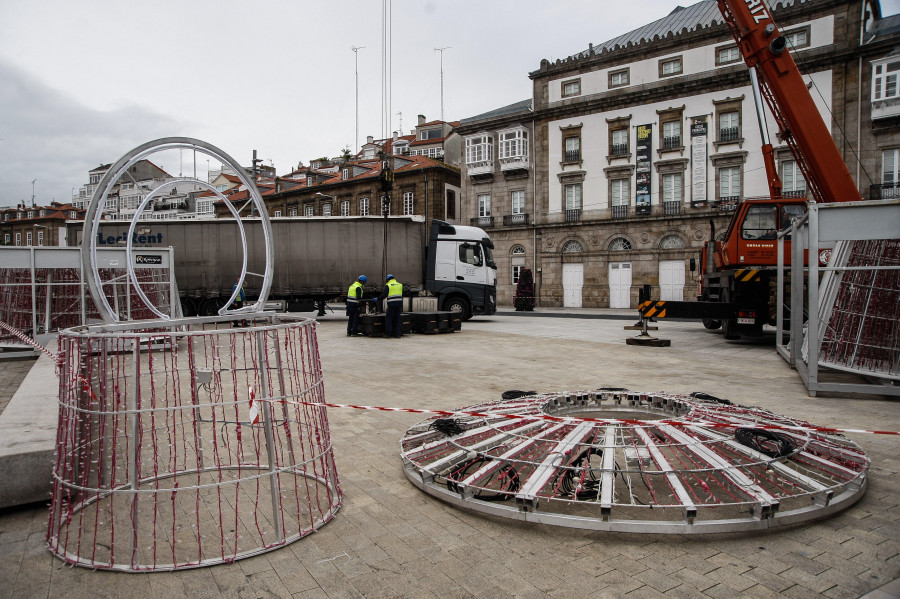 A Coruña encenderá sus luces de Navidad el sábado a las 18.00 horas