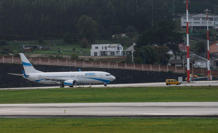 La ruta a Madrid desde el aeropuerto de A Coruña coge fuerza: ya supera los datos de 2019