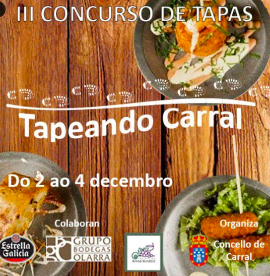 Cartel Concurso de Tapas Carral 