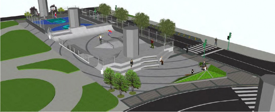 Adjudicada la construcción de un skatepark y una pista deportiva en José Toubes