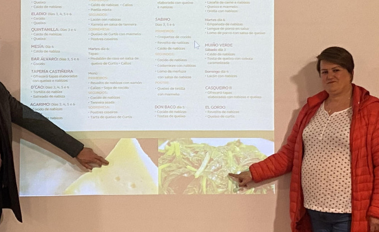 Más de veinte establecimientos hosteleros de Curtis participan en un certamen gastronómico