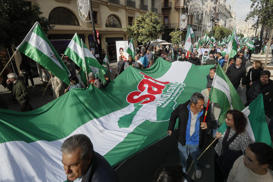 Miles de personas se manifiestan en Sevilla para reivindicar una Andalucía "soberana y dueña de su destino"