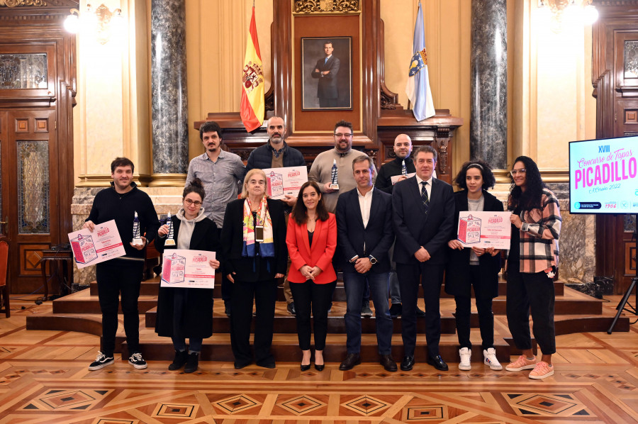 Taberna Triay, Roots, Intenso y Ajetreo, ganadores del XVIII Concurso de Tapas Picadillo de A Coruña