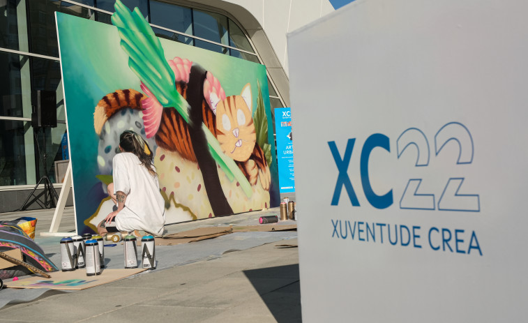 La coruñesa Fernanda Rodríguez Miguélez gana el premio de Arte Urbana de Xuventude Crea