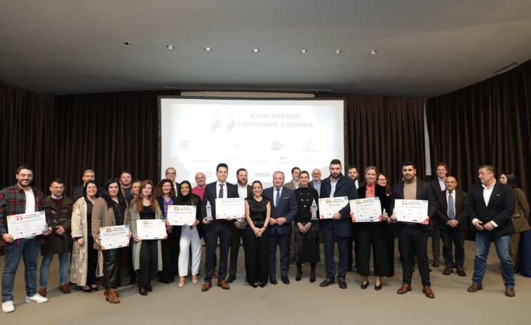 Servicios Reunidos y Tu Buen Camino, ganadores de los premios AJE Coruña
