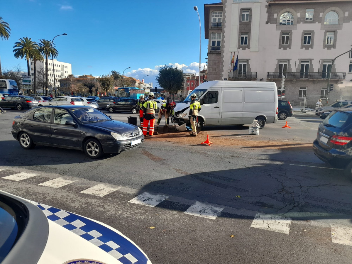 Accidente plaza ourense