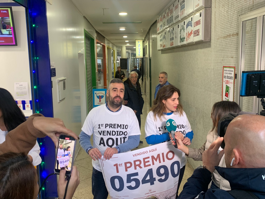 El 05490, el Gordo de Navidad, cae en A Coruña