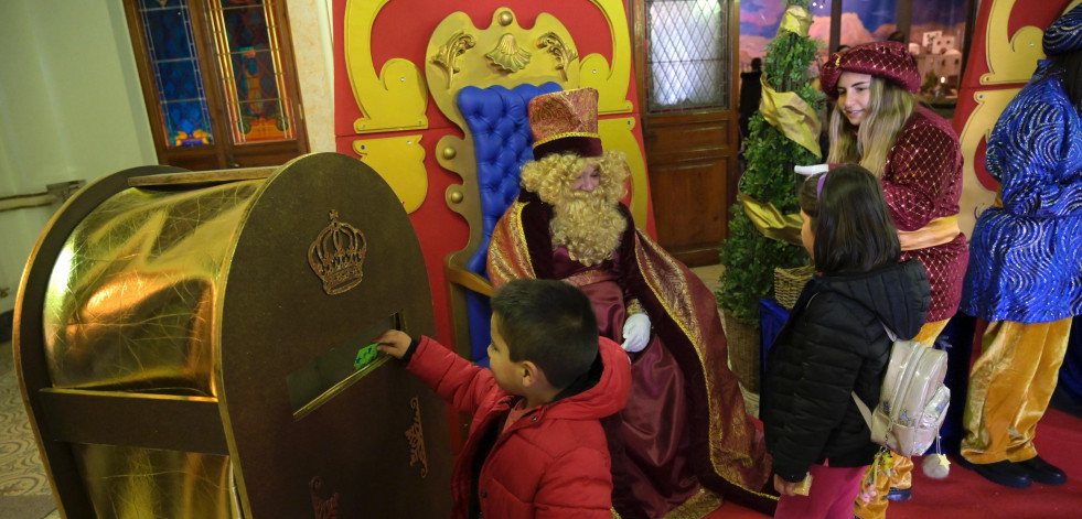 Visita de los Reyes Magos a María Pita