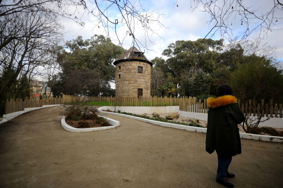 El molino de Santa Margarita muestra su nuevo aspecto de jardín zen