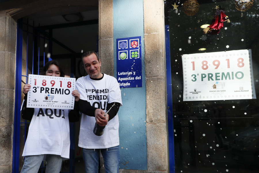 El segundo y tercer premios de El Niño salpican las cuatro provincias gallegas