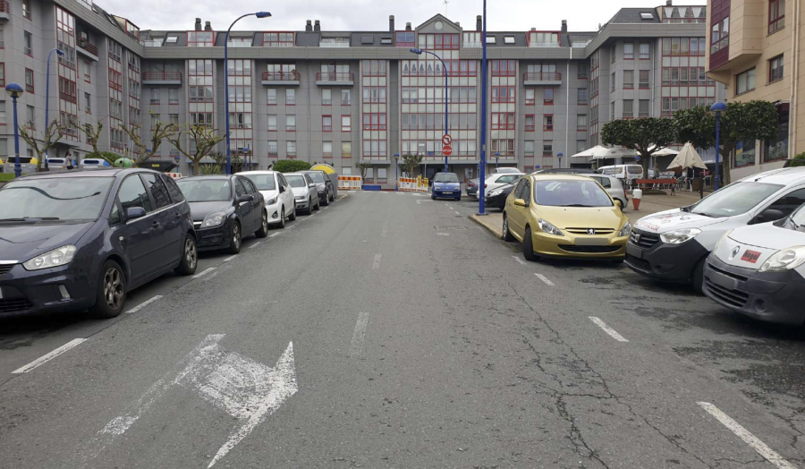 Culleredo otorga más protagonismo a los peatones de O Burgo al ampliar las aceras de las calles del centro