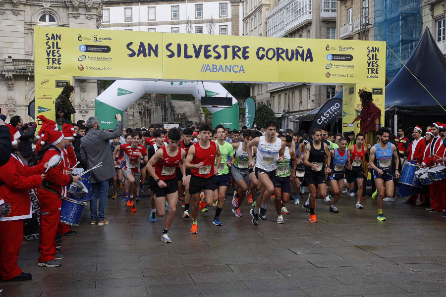 Pablo Bocelo e Irea Alén, ganadores de la XIII San Silvestre Coruña