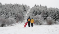 Las montañas de Ourense y Lugo registran las primeras nevadas