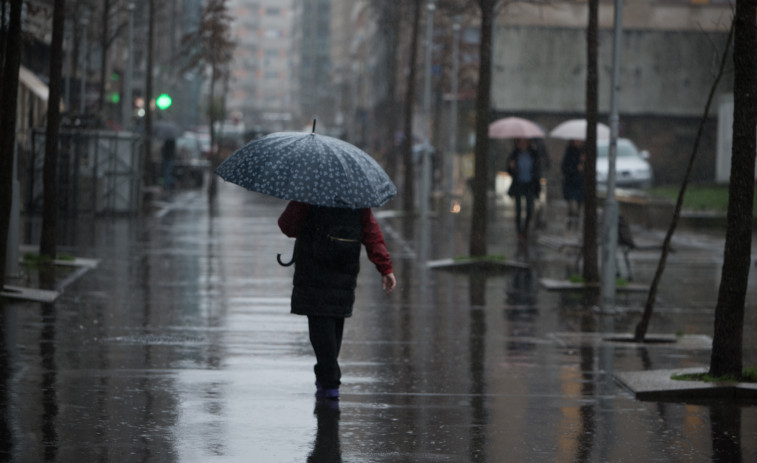 La semana comienza con lluvias en Galicia