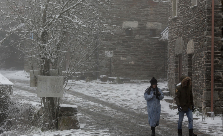 Una masa de aire frío procedente del norte de Europa dejará nieve en Galicia a partir de 300 metros