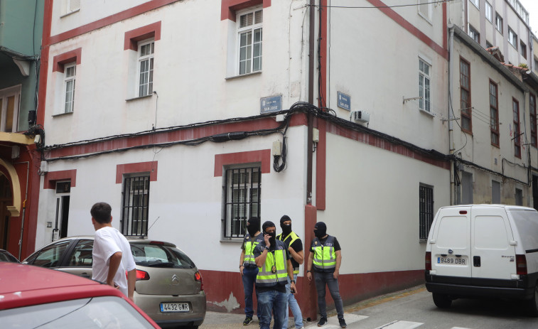 La mayoría de los narcopisos en A Coruña que cerró la Policía el año pasado vendía heroína