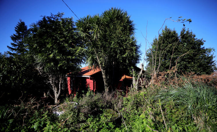 Los vecinos denuncian que en Eirís y Xuxán hay fincas con maleza que llevan años sin ser limpiadas