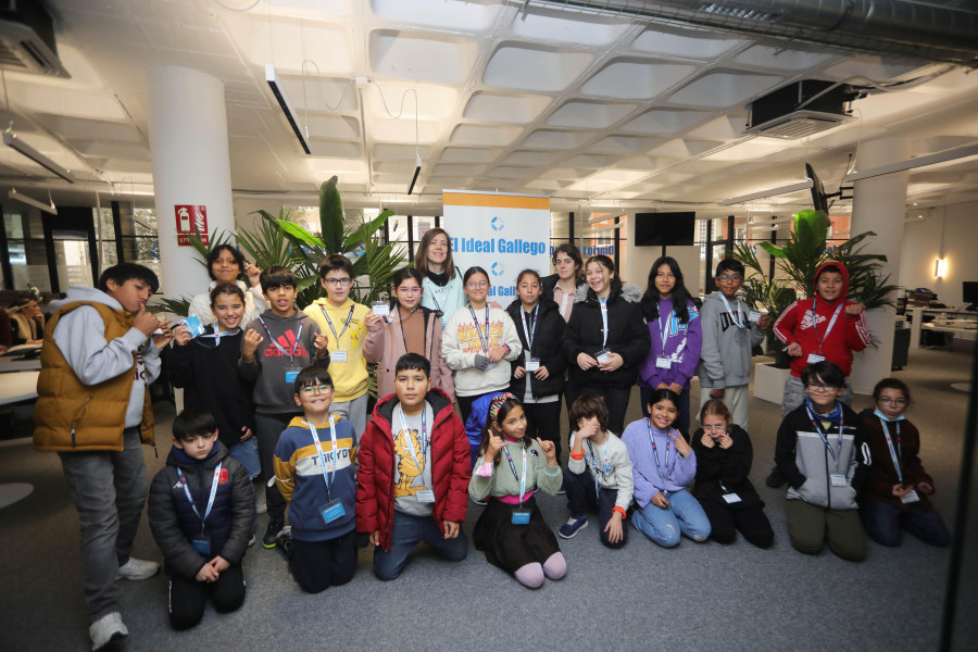 Los niños de 5ºB del CEIP Sagrada Familia visitamos El Ideal Gallego