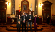 Inés Rey entrega los premios Pérez Lugín y los periodistas recuperan su ‘Cocido del Patrón’