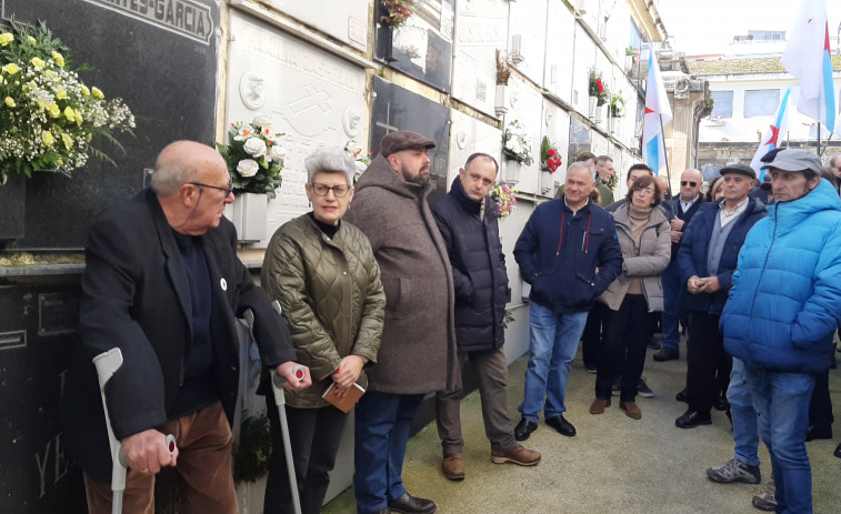 El BNG ofrece en San Amaro su homenaje a Moncho Valcarce, ‘el cura de As Encrobas’
