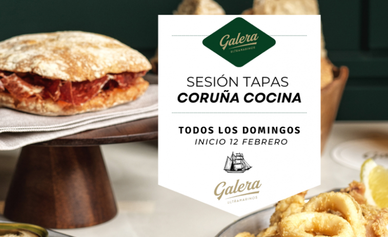 Ultramarinos Galera y Coruña Cocina inicia una sesión de tapas todos los domingos