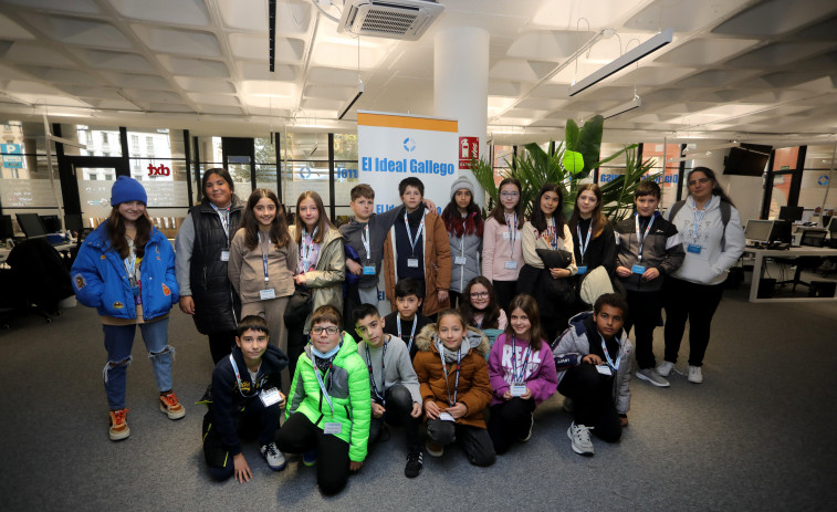 Los niños de 5ºB del CEIP Alborada visitamos El Ideal Gallego