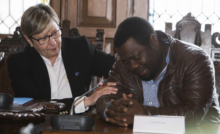 Kwesi, superviviente del Pitanxo, agradece la ayuda de los 