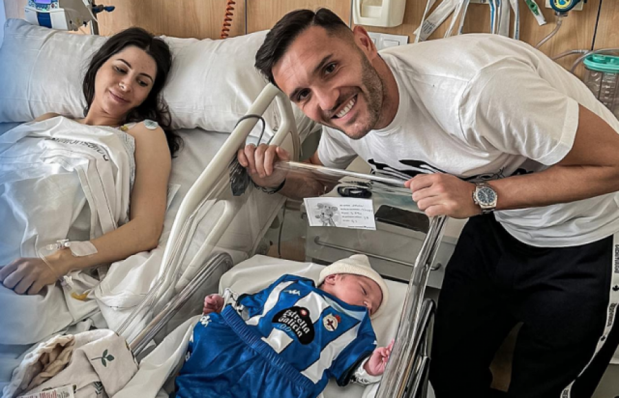 Lucas Pérez se convierte en padre el Día de San Valentín