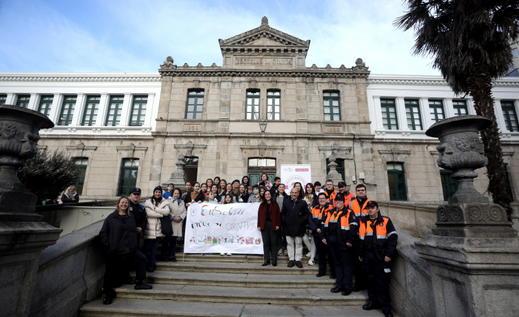 Andaina contra el vandalismo en el colegio Eusebio da Guarda